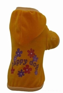 Mikina pro psa žlutá Happy dog 30-34cm