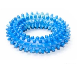 Hračka pro psy vonící kruh s ostny 12cm