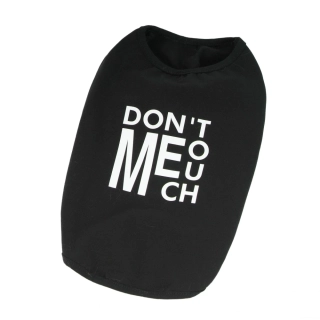 Černé tričko pro psa "Nechte mě být" XL